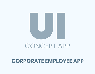 A Corporate App UI Design